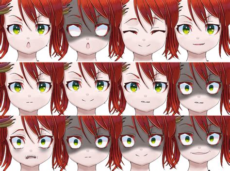 yandere facial expressions.